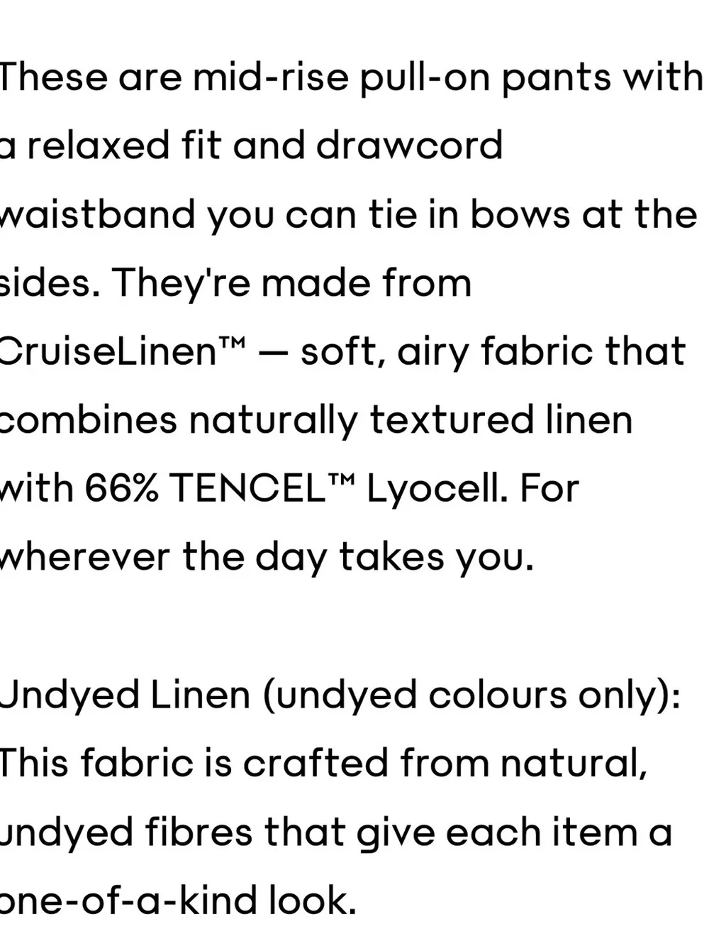 Artisan CruiseLinen™ Wide Leg Pants in Light Beige